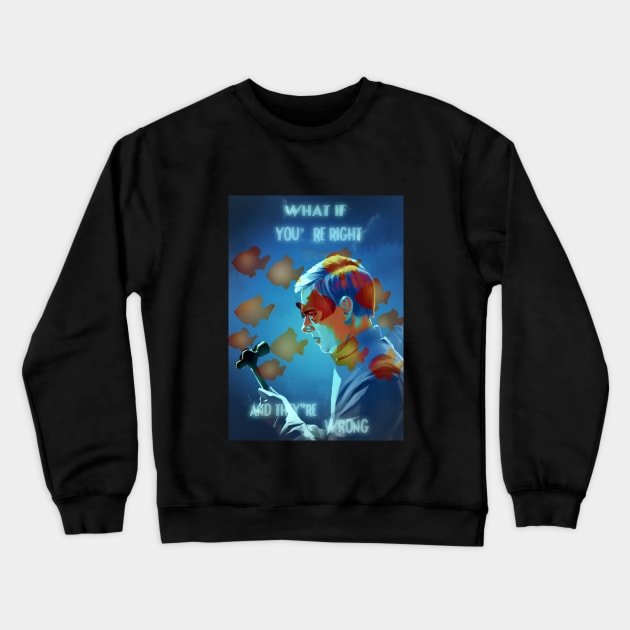 Whispers from the dark Crewneck Sweatshirt by aniartark